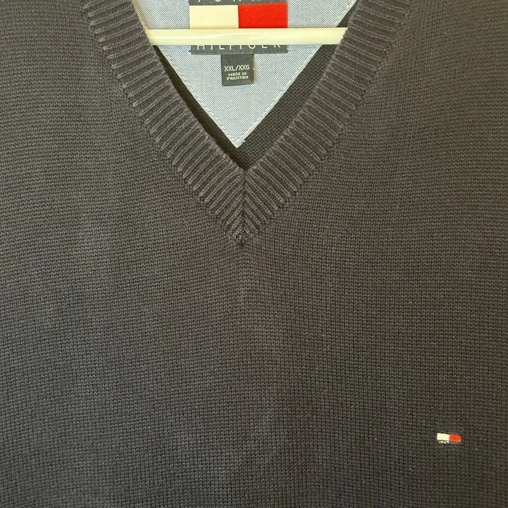 Tommy Hilfiger men’s blue pull over vest XXLarge - Picture 3 of 5